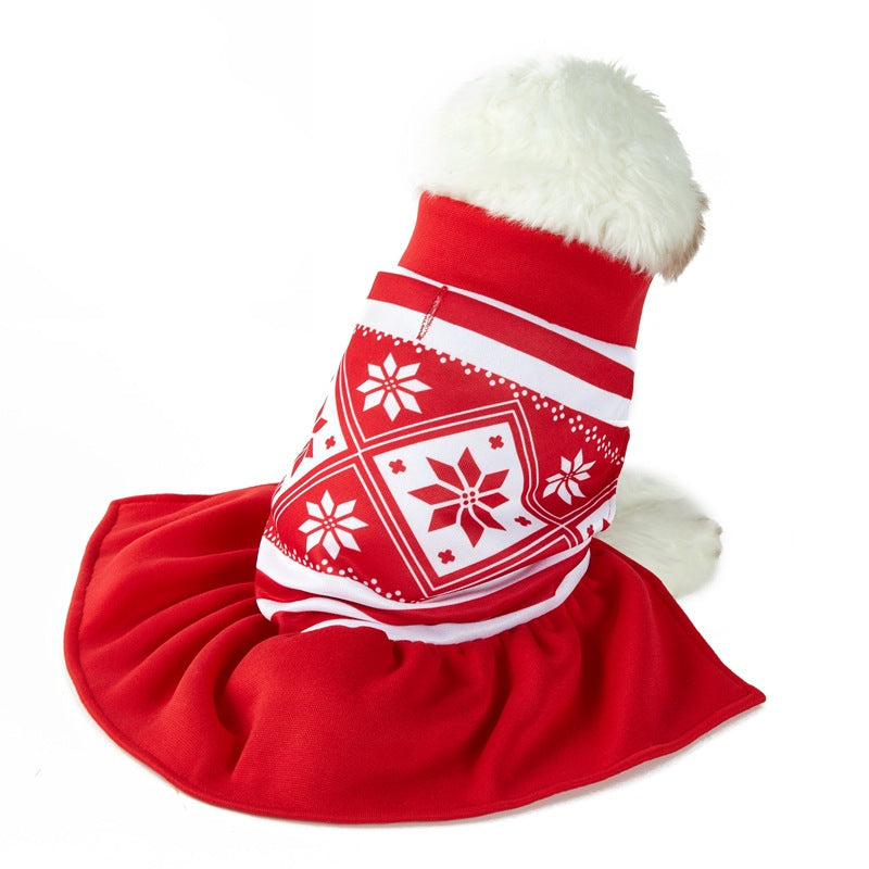 Letter Hooded Two-Legged Dog Clothes With Lights