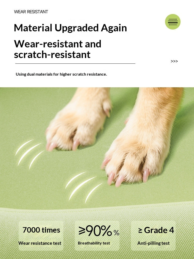 Water-Resistant Cooling Oval Dog Bed