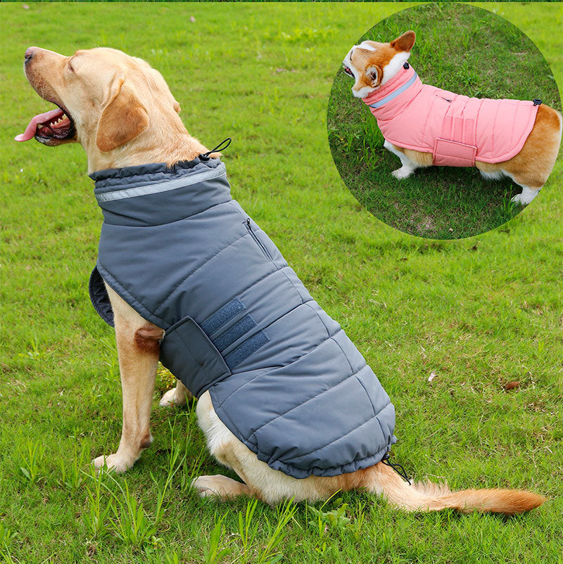 Warm Rainproof Dog Trench Coat