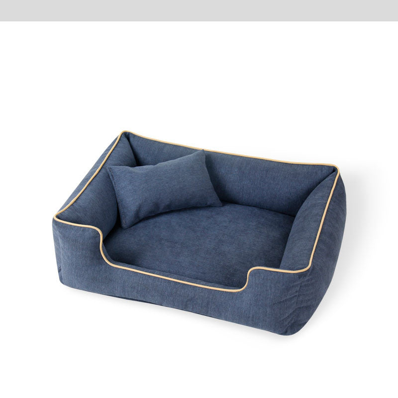 Warm Bed With Bite-Resistant And Dirt-Resistant Removable And Washable Small Dog
