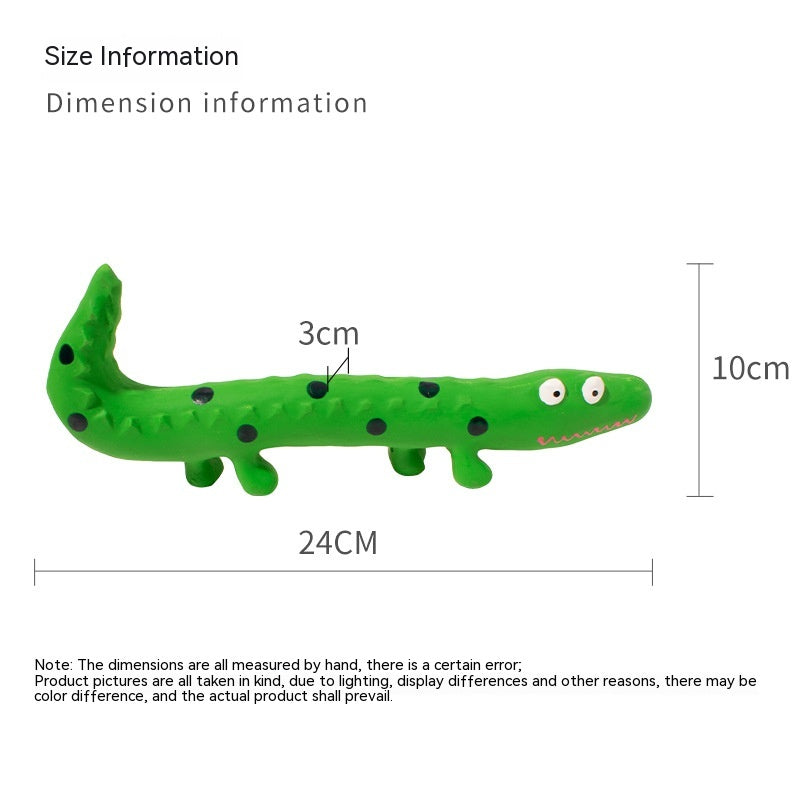 Pet Latex Lizard Bite-Resistant Molar Dog Toy