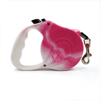 Automatic Retractable Dog Leash with Bone Print