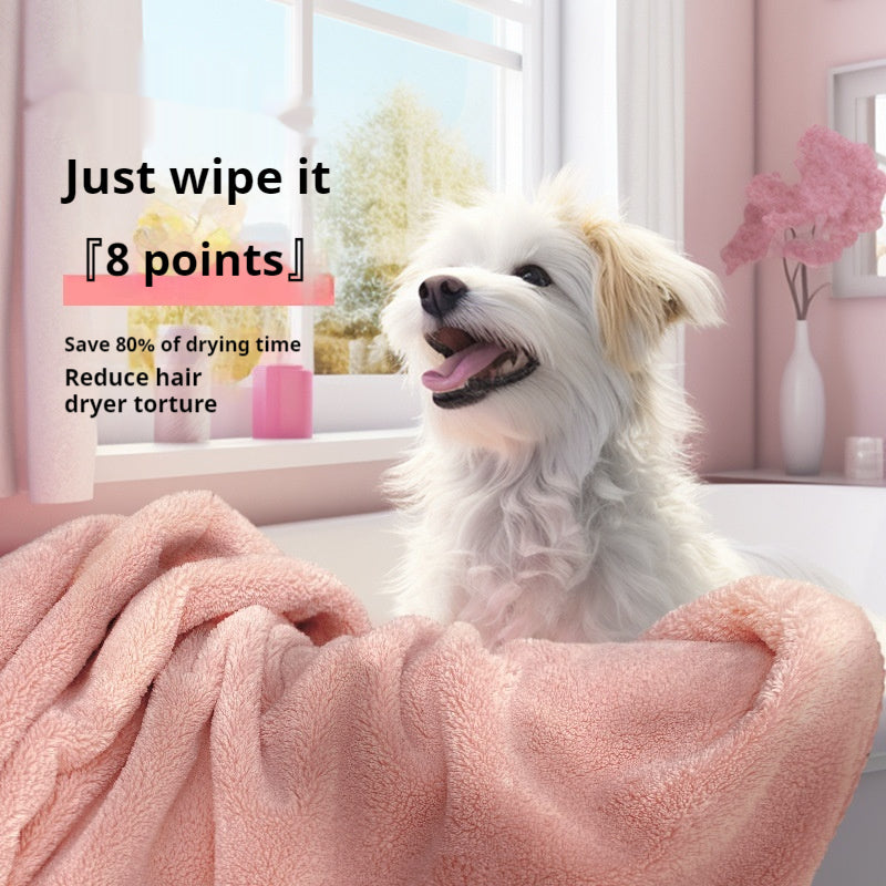Quick-Drying Dog Bath Towel