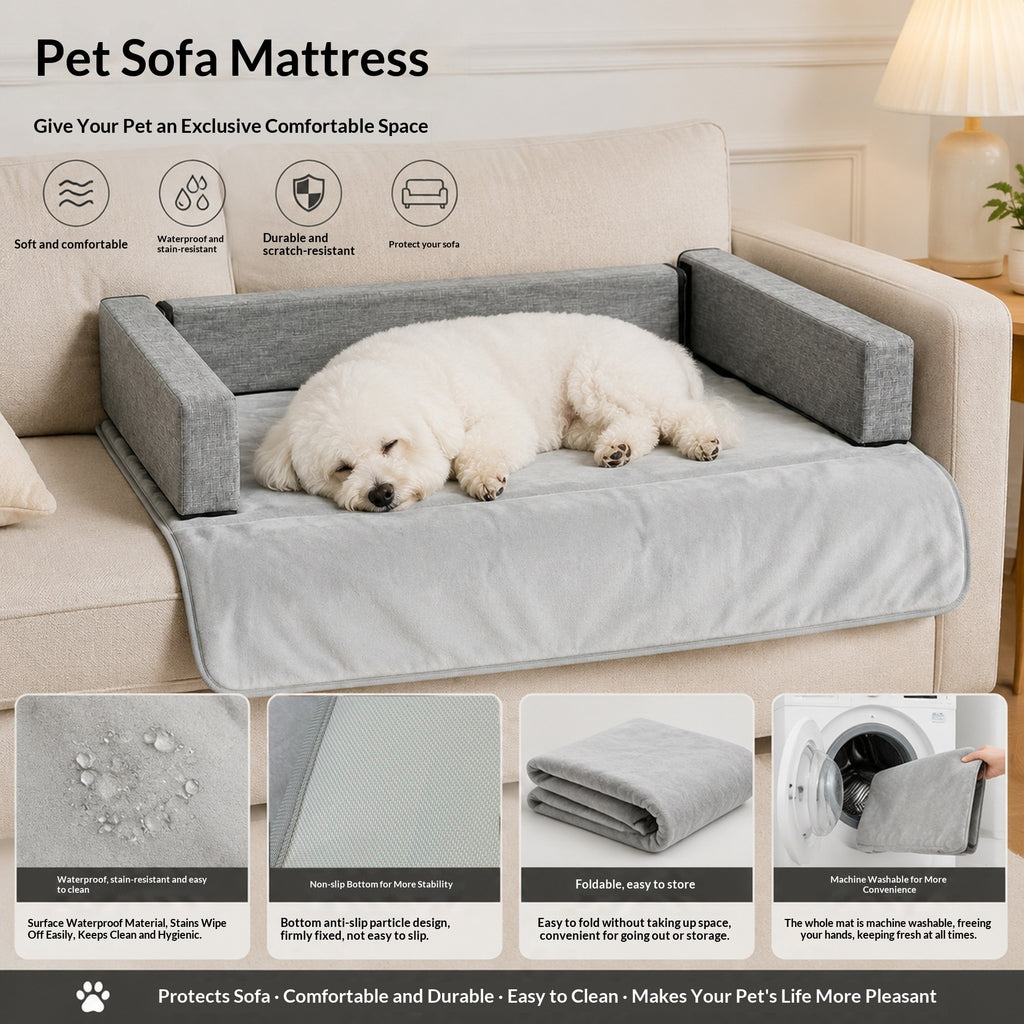 Soft Detachable Pet Sofa Mattress