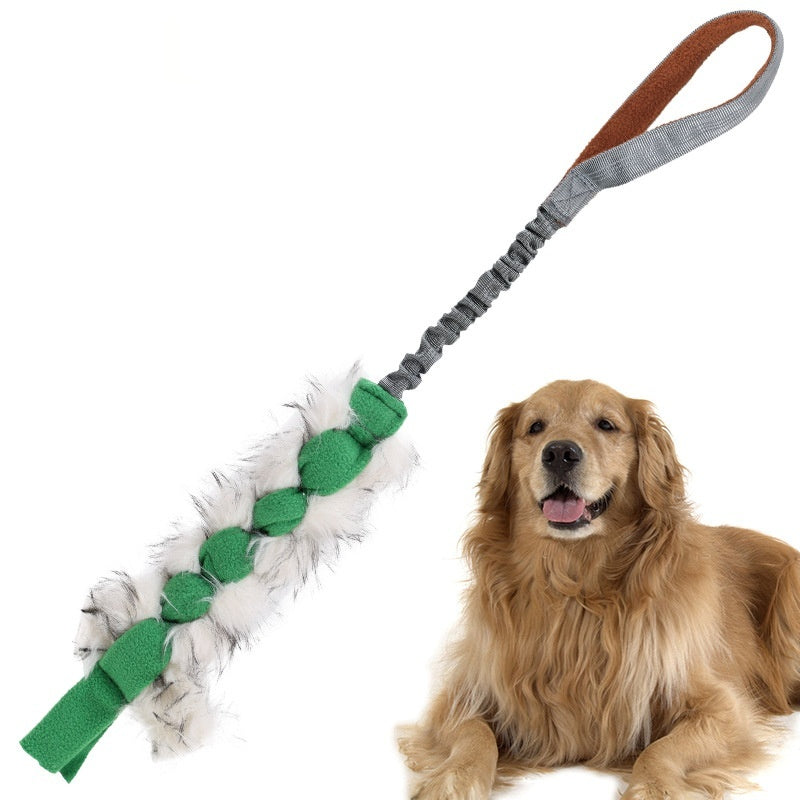 Cord Teether Bends And Hitches Bite-Resistant Tug-Of-War Woven Bends And Hitches Interactive Relieving Stuffy Pet Toy