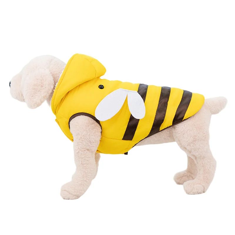 Warm Cute Bee Dog Winter Coat