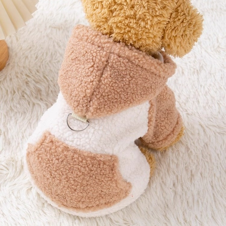 Thickened Warm Hooded Pet Coat