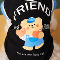 Fashion Stitching Contrast Color Fake Two-Piece Pet Sweater