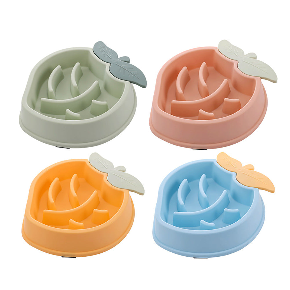 Pet Dog Feeding Bowls Eating Feeder Dish Prevent Obesity Pet Dogs Supplies Non-Slip Slow Down Food Bowl