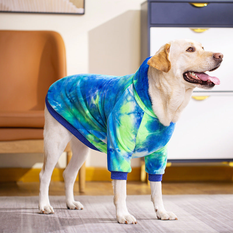Tie-Dye Dog Hoodie