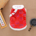 Dog Clothes Winter Thicken Warm Tang Suit
