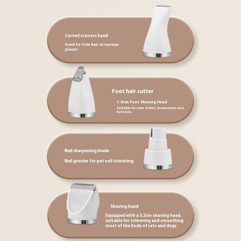 Waterproof Electric Pet Shaver Clipper