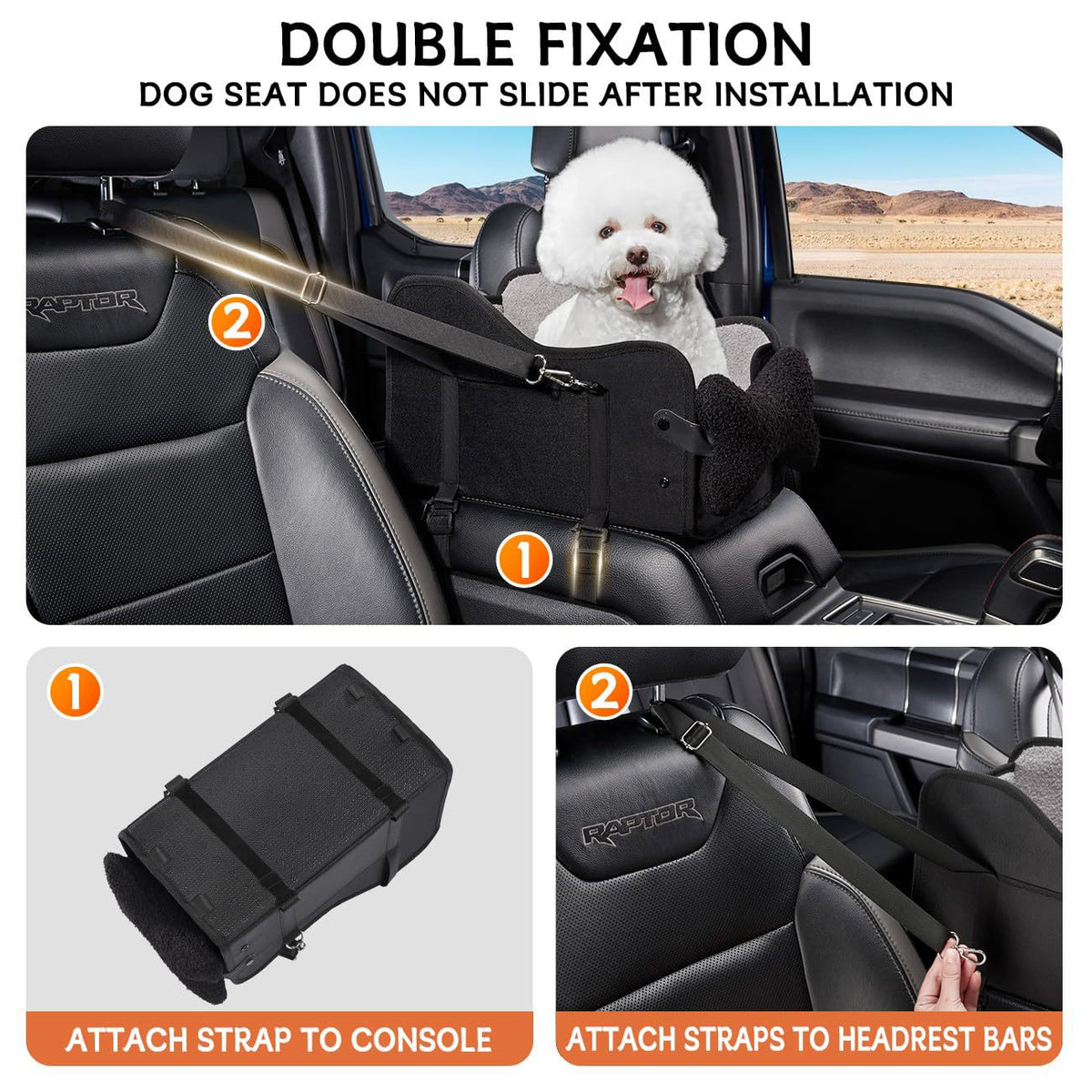 Small Dog Center Console Car Seat