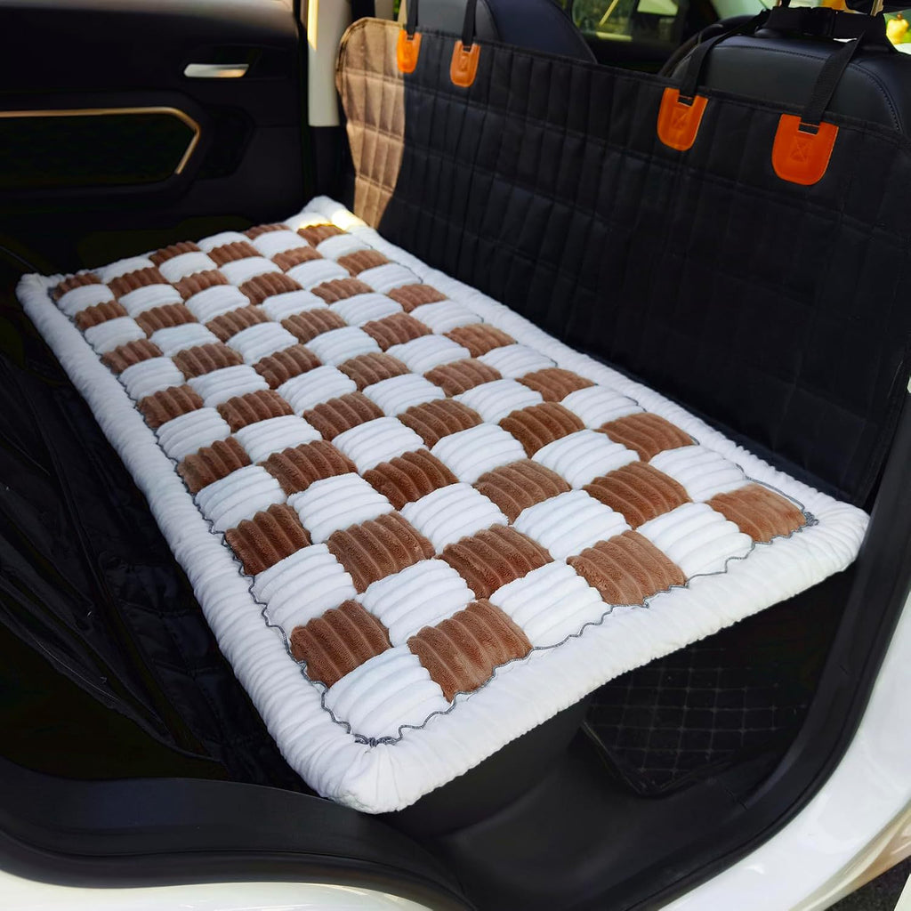 Thickened Plush Car Mat Cushion