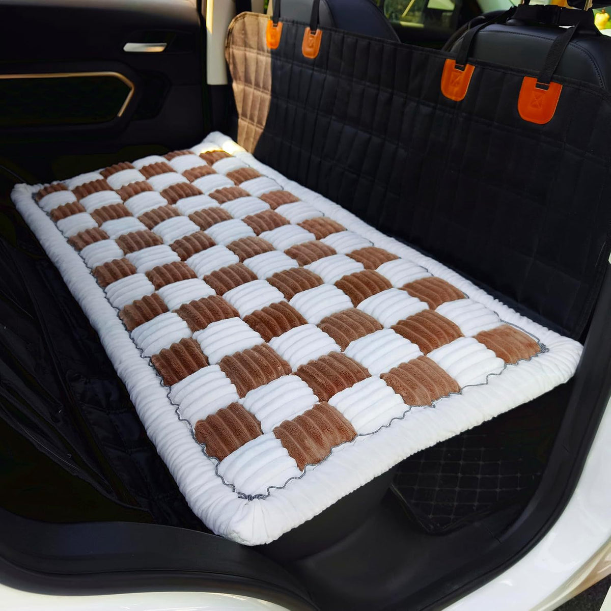 Thickened Plush Car Mat Cushion