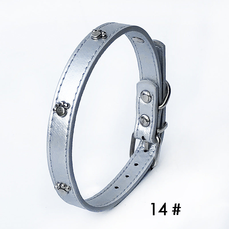 Pack Of 10 1.5 Leather Collars Dog Collars Pu Collars