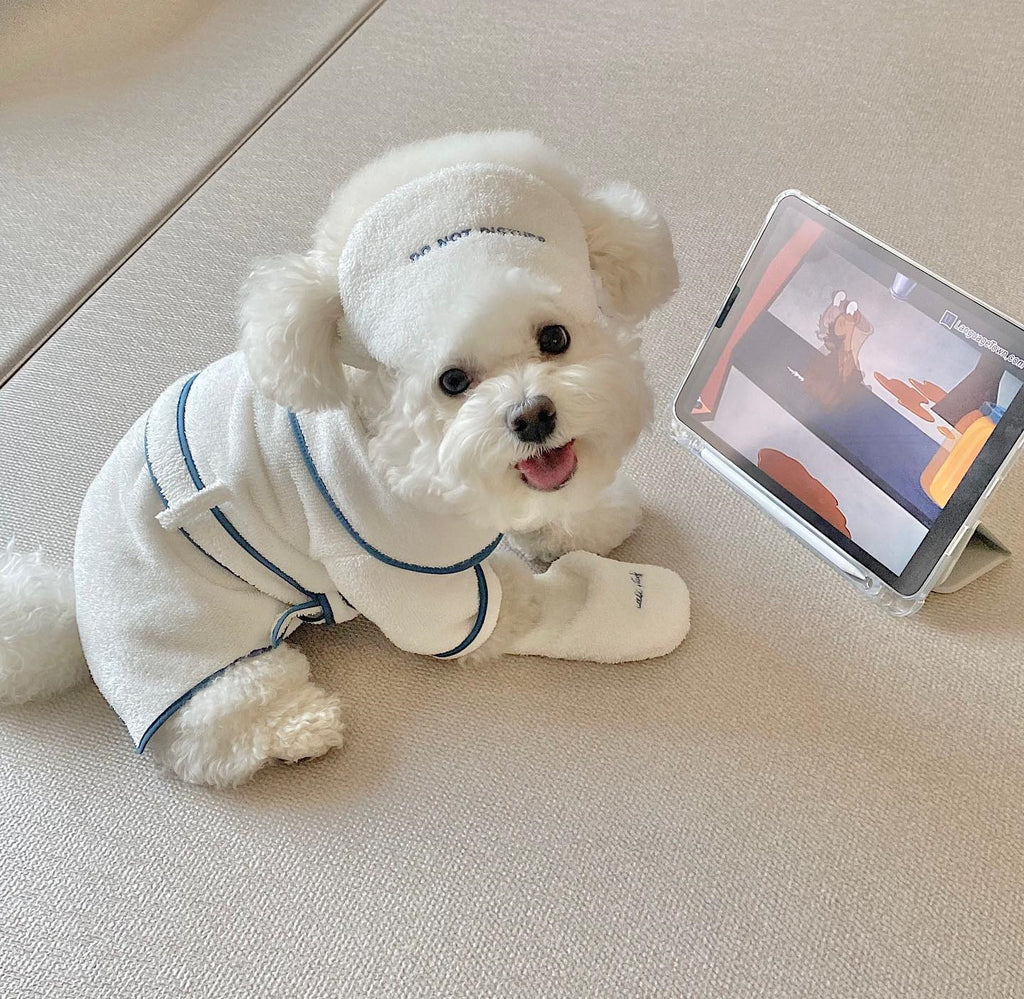 Hotel Pet Bath Towel Bathrobe Photo Prop