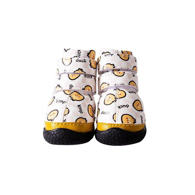 Fleece-Lined Thick Non-Slip Wear-Resistant Pet Boots
