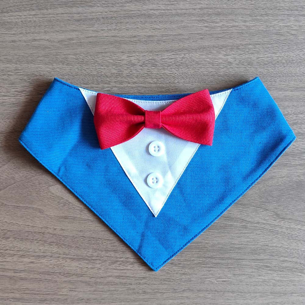 British-Style Dog Bib for Weddings