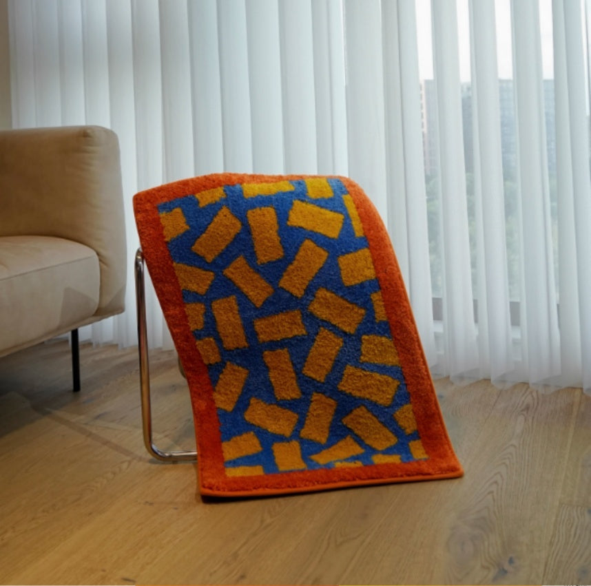 Color-Matching Square Tufted Household Carpet