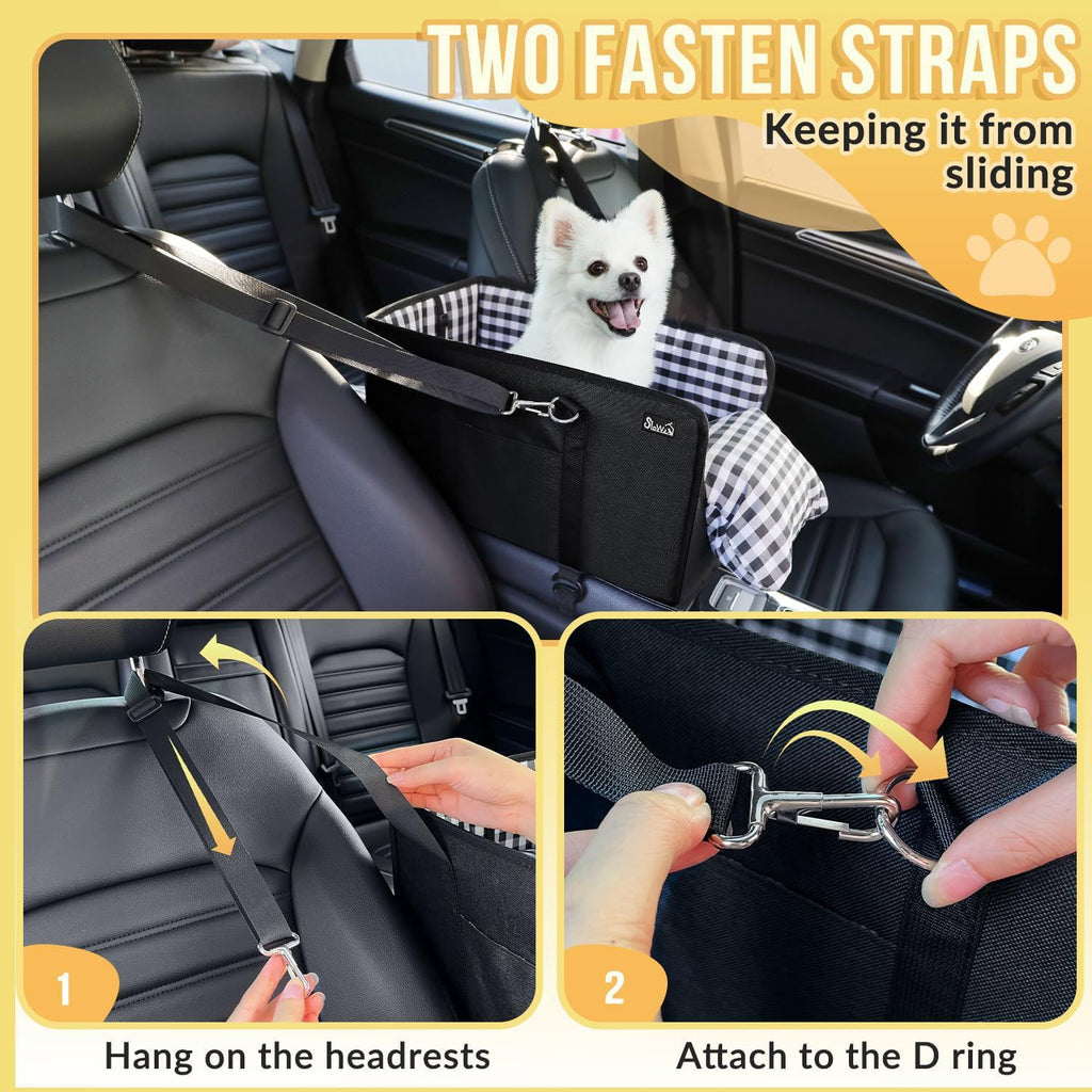 Dog Car Seat Console Booster For Small Pets