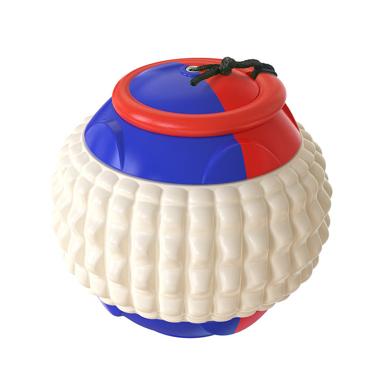 Draw Rope Dog Throwing Ball