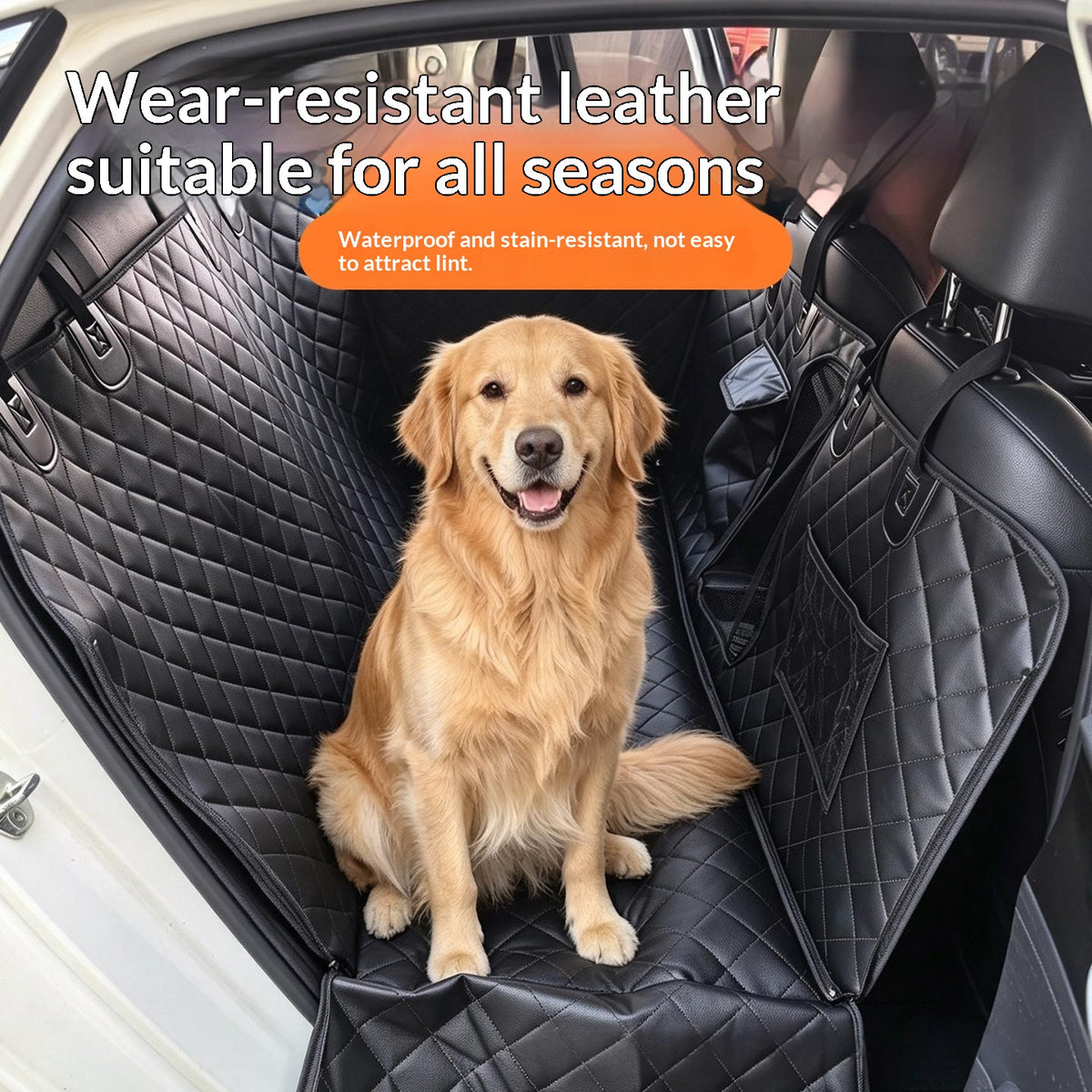 Dog Car Seat Mat With Protective Net