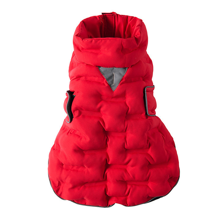 Water and Wind Resistant Hook-and-Loop Dog Jacket