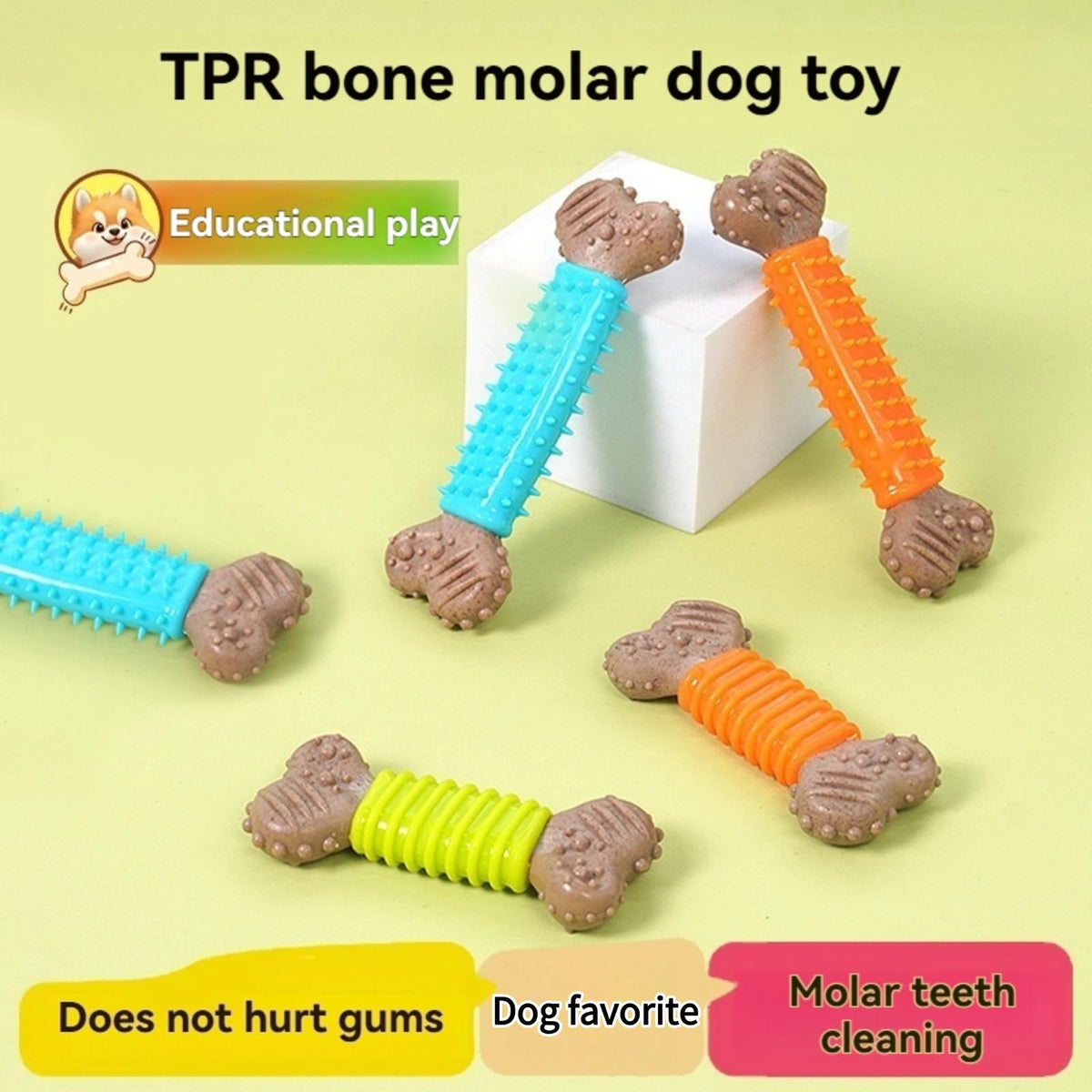 Durable Toothbrush Chew Toy For Aggressive Chewers