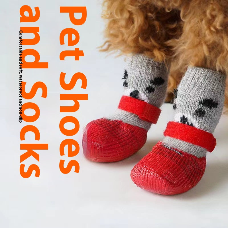 Water and Dirt Resistant Dog Ankle Socks