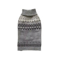 Gray Fair Isle Little Dog Sweater