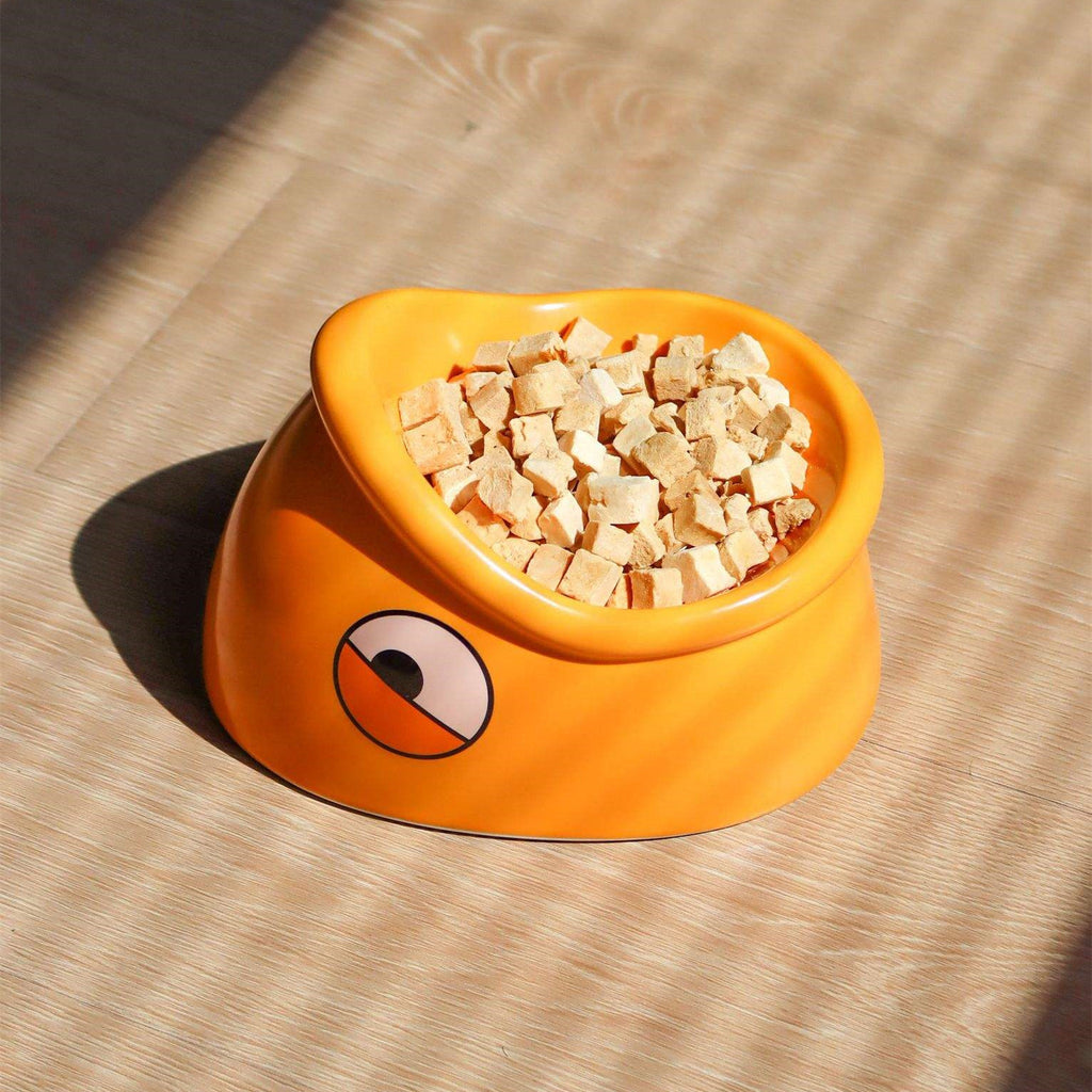Overturning-Proof Ceramic Pet Food Bowl