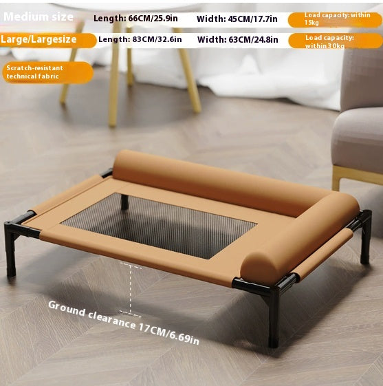 Dog Camp Bed Removable And Washable Moisture-Proof Pet Bed