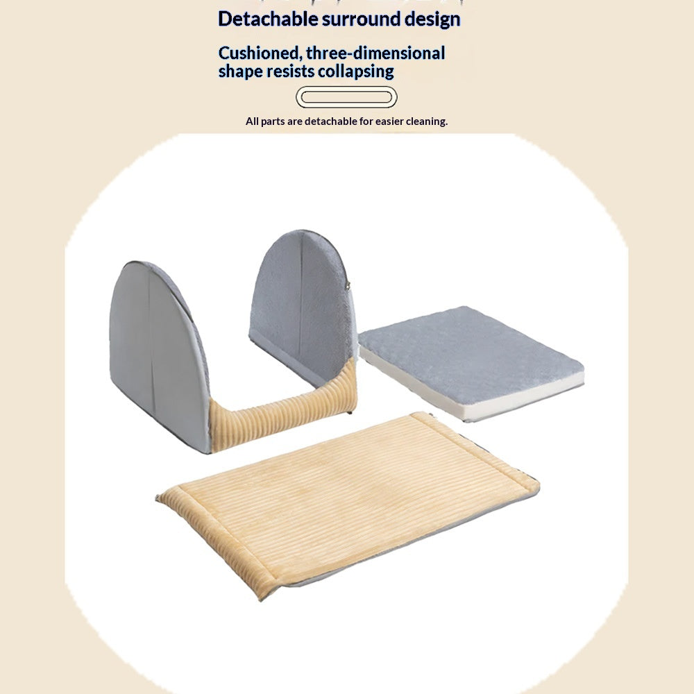 Semi-Enclosed Tent Bed With Sturdy Support