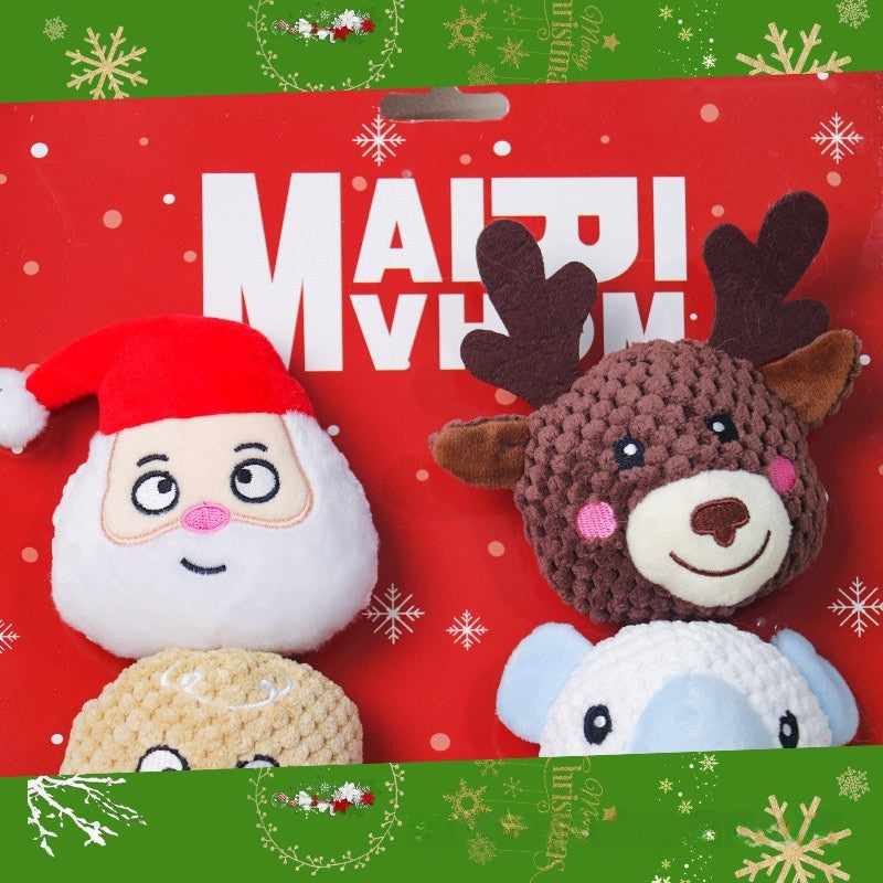 Christmas Plush Dog Gift Set With Sound