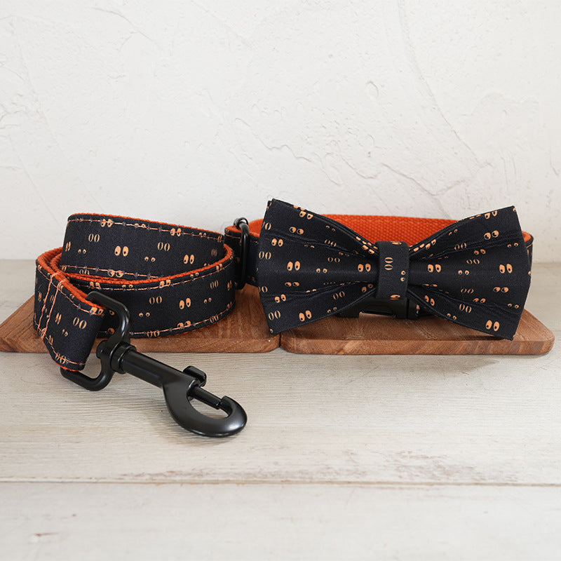 Cartoon Dog Collar And Leash Set