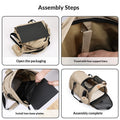 Multi-Functional Foldable And Detachable Pet Carrier For Outings