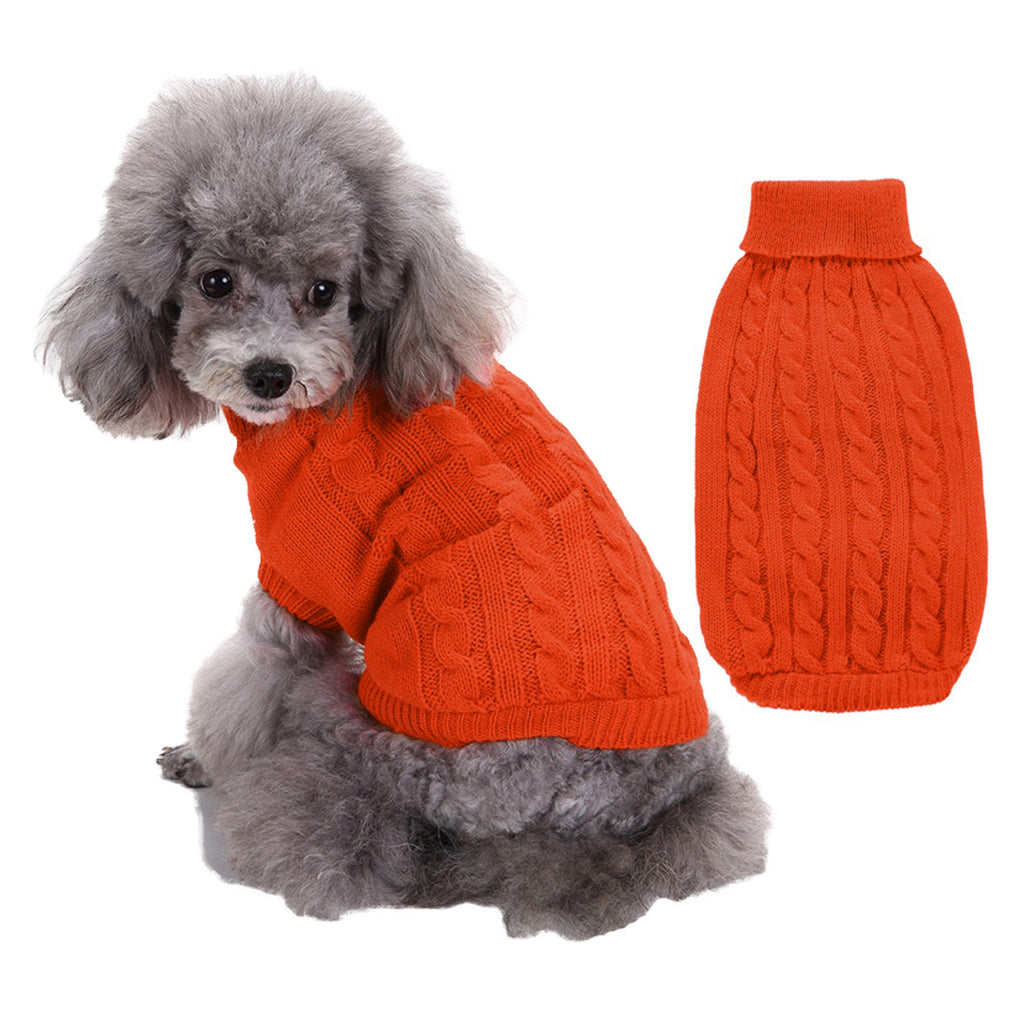 Solid Color Dog Sweater