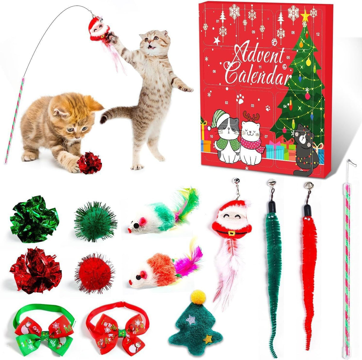 Christmas Dog Toy Gift Box Gift Bag
