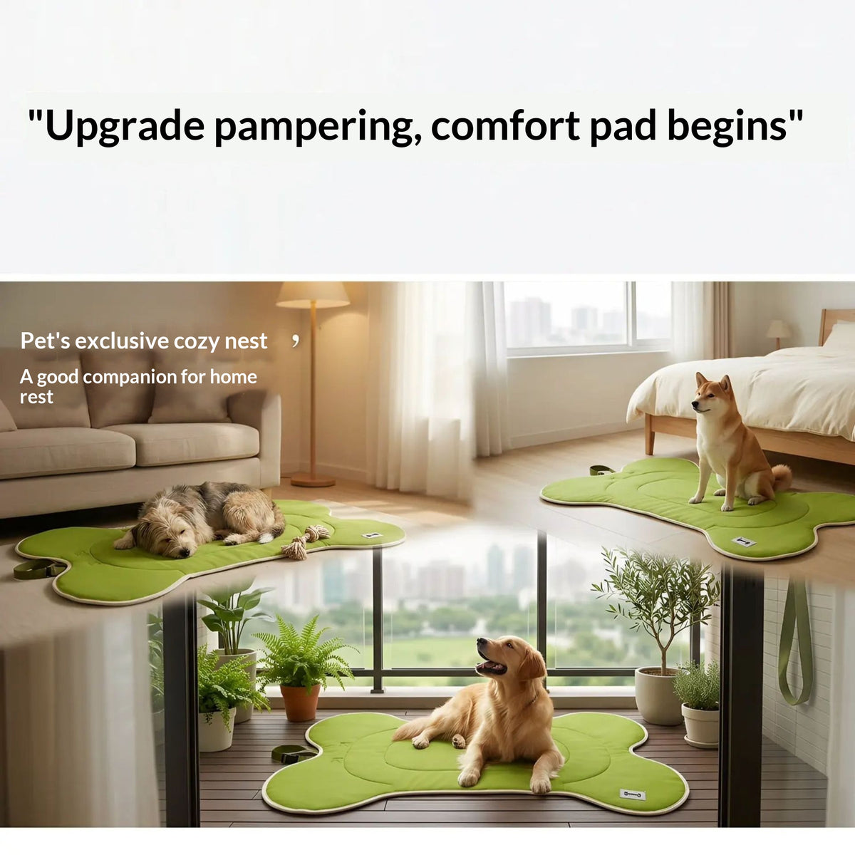Portable Four-Season Dog Sleeping Mat