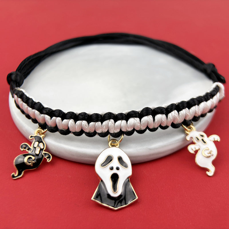 Halloween Hand-Woven Pet Collar Decoration