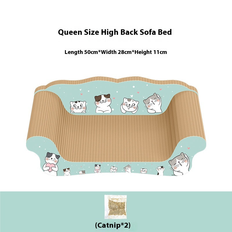 Sofa With Scratching Board Chamfer Socket Integrated Wear-Resistant