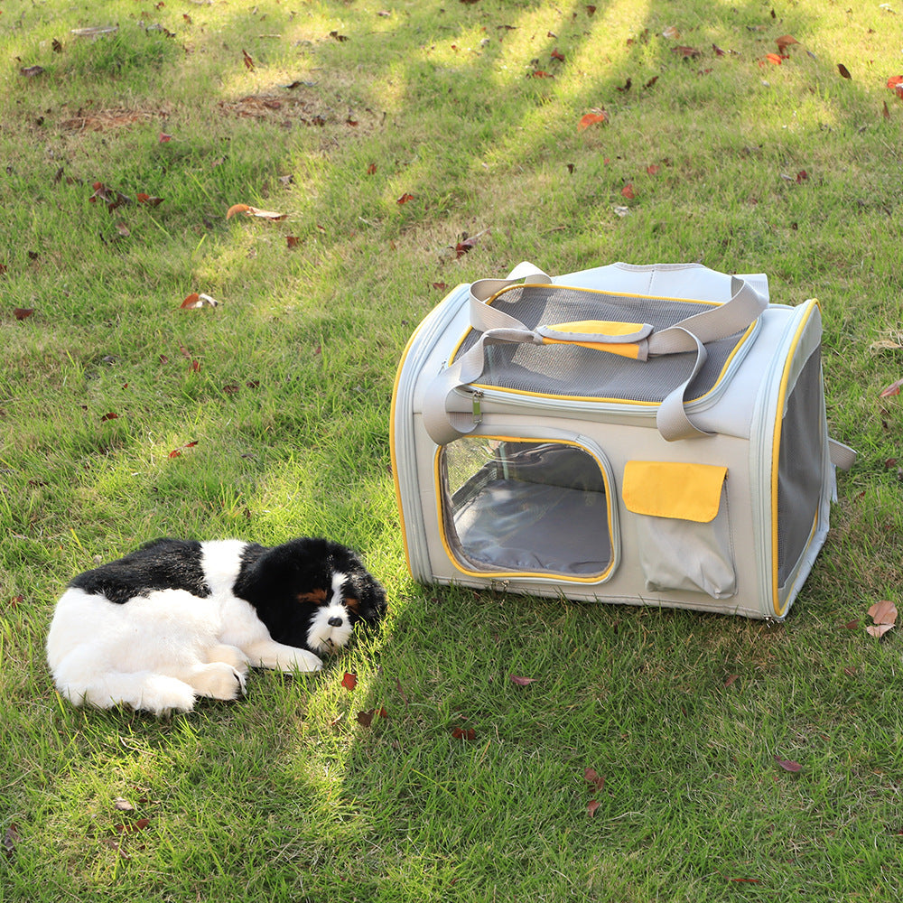 Portable Shoulder Foldable Dual-Purpose Pet Bag