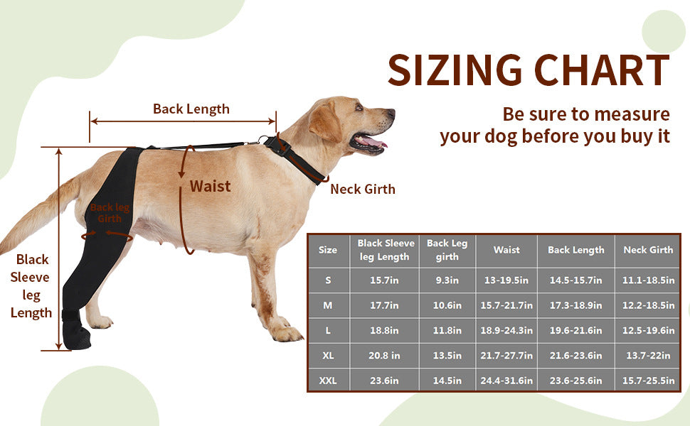 Dog Socks To Prevent Licking Paws , Breathable Leg Sleeve To Stop Licking And Biting, Firm And Secure Adjustable Size Dog Recovery Sleeve So