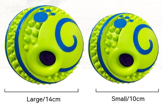 Dog Toy Ball Molar Teeth Cleaning Large Dog Puppy Bite-Resistant Relieving Stuffy Sound Big Dog Toy