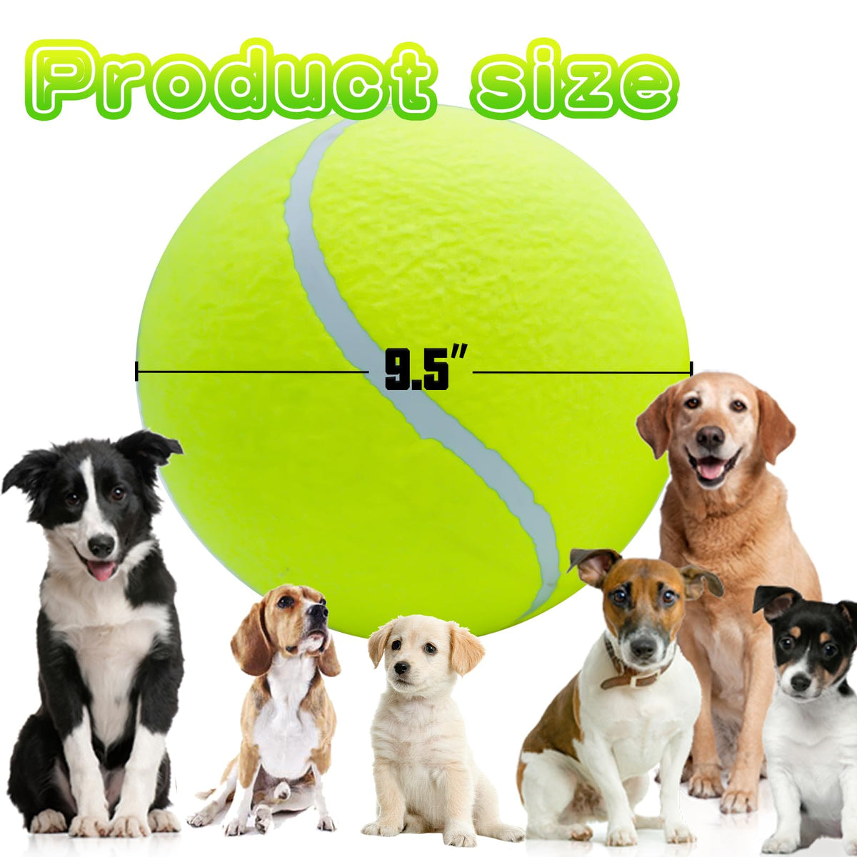 Giant Dog Tennis Ball For Interactive Play