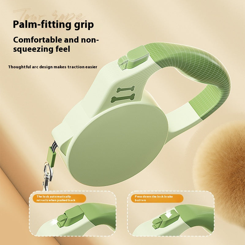 Handheld Pet Hand Holding Rope Small And Medium-Sized Dogs Automatic Retractable
