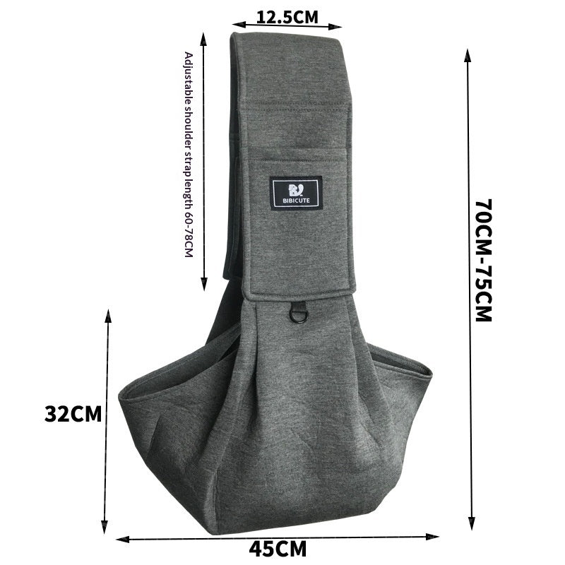 Stylish And Compact Pet Shoulder Backpack That Can Also Be Worn As A Crossbody Bag
