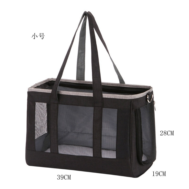 Pet Hand Bag Panoramic Breathable Portable Shoulder Bag For Outings