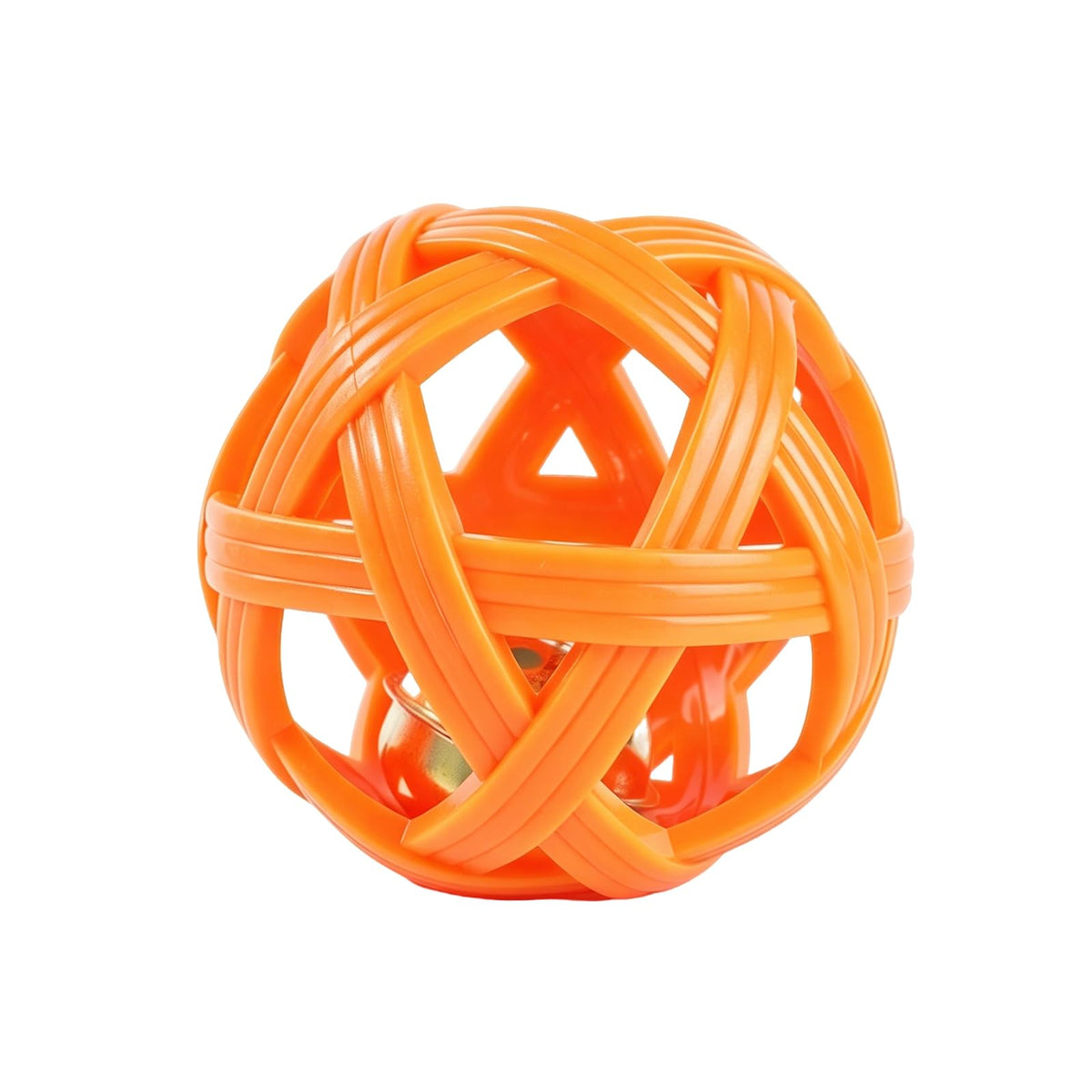 Balls With Inside Bell, Non-Toxic Toys For Small Dogs & Puppies Natural Rubber, Fetch Ball, Treat Dispensing, Interactive Puzzle, Boredom Re